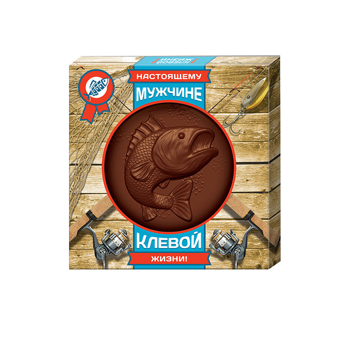 Шоколадный сувенир "Панно Рыба"