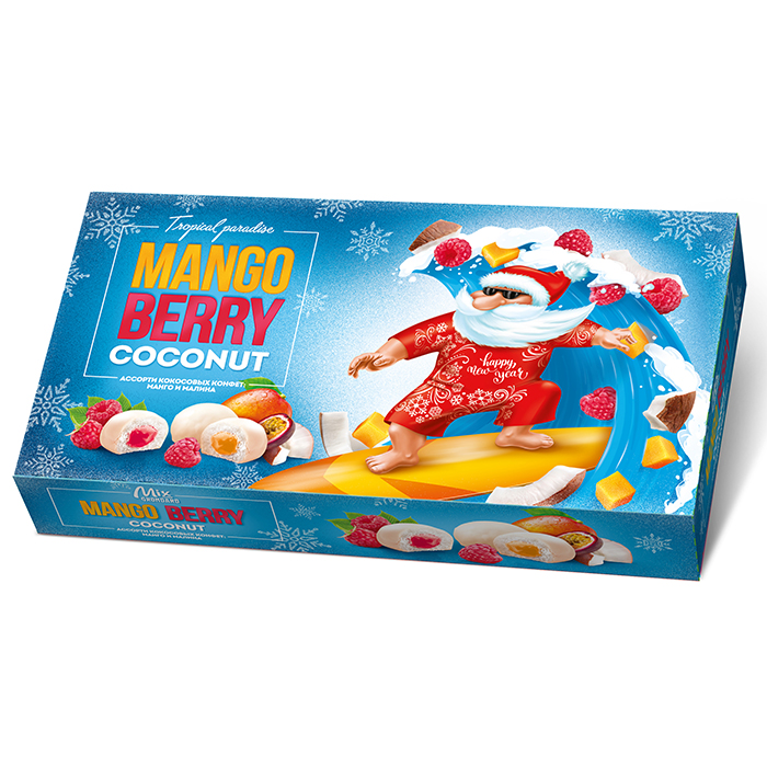 Кокосовые конфеты Ассорти (Малина, Манго-маракуйя)